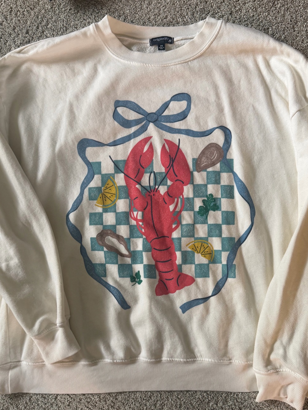 Dry Goods Cream Crewneck Sweatshirt